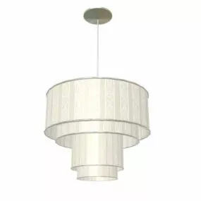 Home Cylinder Pendant Light Fixture 3d model