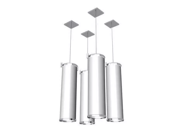 Dinning Room Cylindrical Pendant Light Fixture 3d model Dinning Room Cylindrical Pendant Light Fixture 3d model