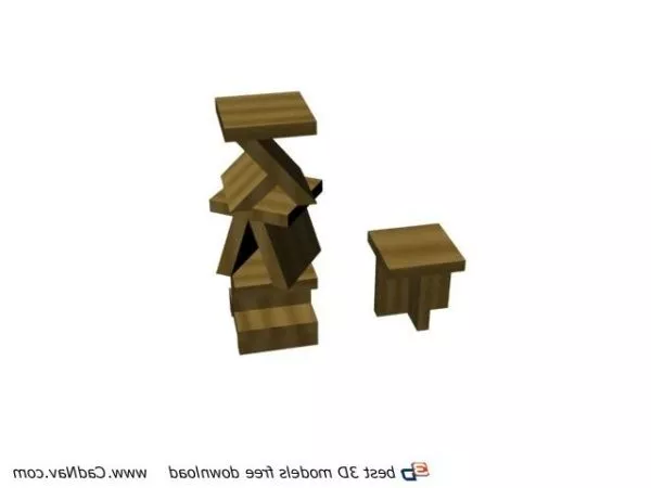 Doll Character Lowpoly 3d model
