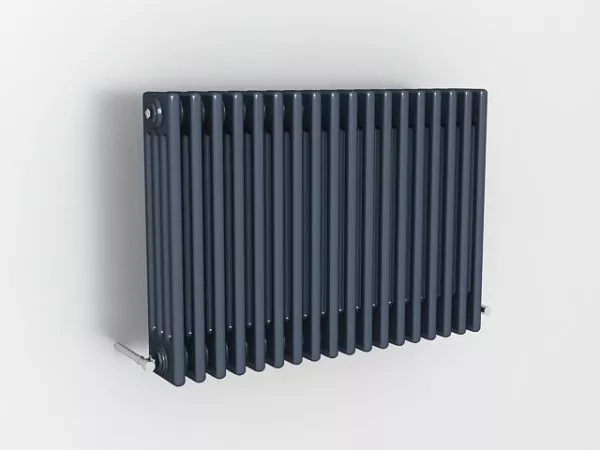 Dark Blue Home Radiator 3d model Dark Blue Home Radiator 3d model