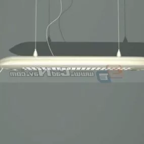 Fluorescent Lamp For Home 3d model