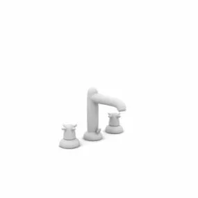Bathroom Deck Mount Bathtub Faucet 3d model