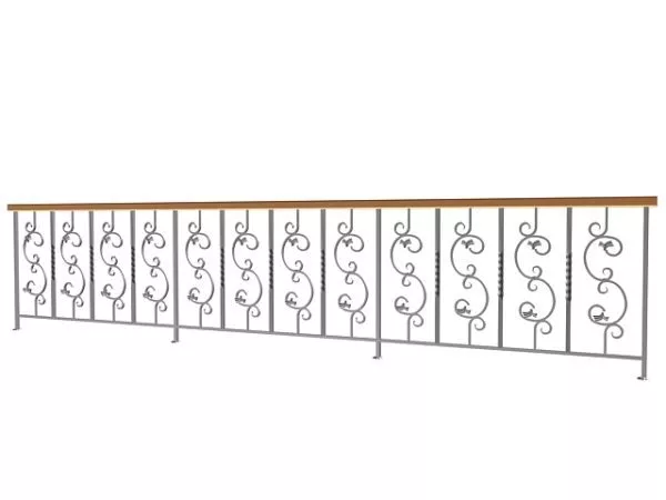 Home Deck Railing Systems 3d model Home Deck Railing Systems 3d model