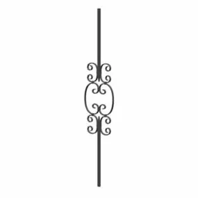 Deck Railings Decorative Iron Balusters 3d model