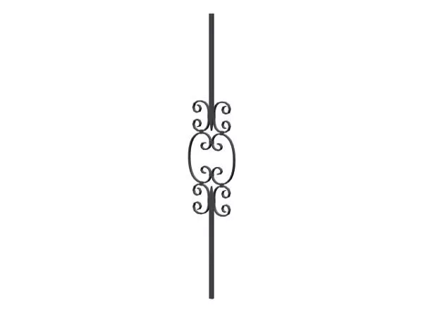 Deck Railings Decorative Iron Balusters 3d model Deck Railings Decorative Iron Balusters 3d model