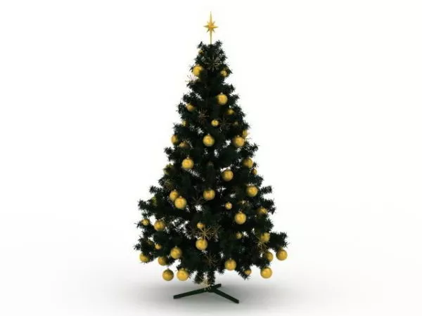 Decorative Holiday Christmas Tree 3d model Decorative Holiday Christmas Tree 3d model