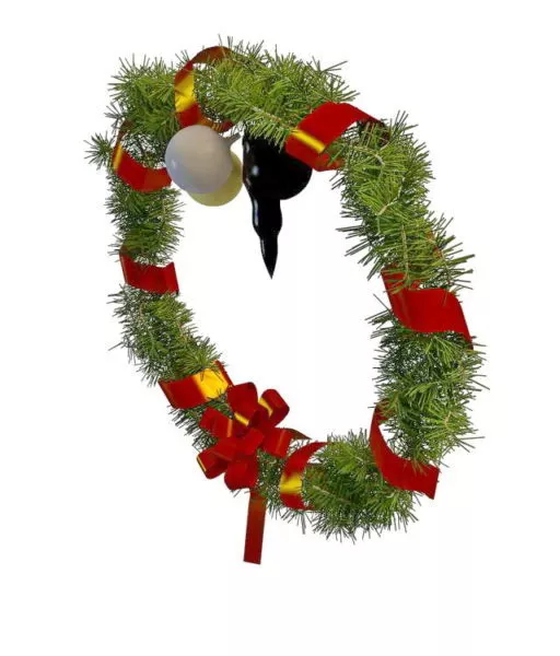 Xmas Bells Decoration 3d model