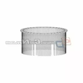 Decoration Glass Ceiling Lamp Design 3d model