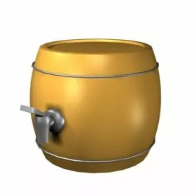 Beer Barrel 3d model