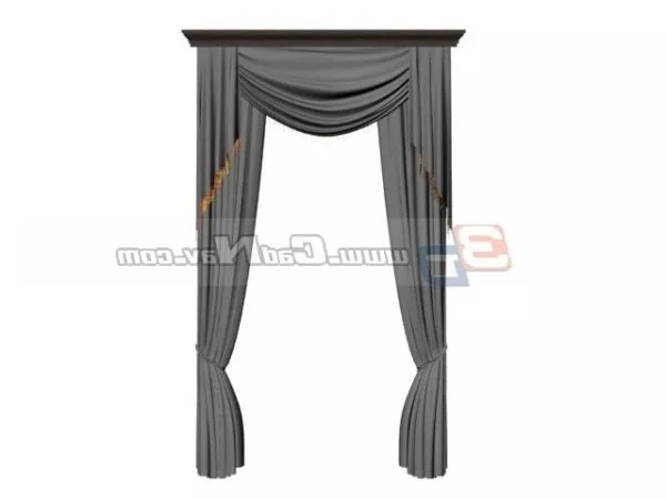 Decoration Fabrics Window Curtain Drape 3d model Decoration Fabrics Window Curtain Drape 3d model