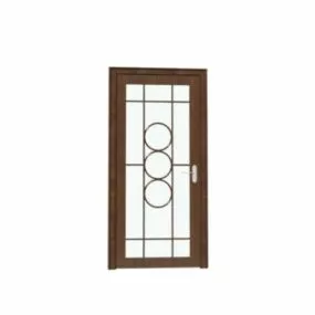 Decoration Glass Door Furniture 3d model