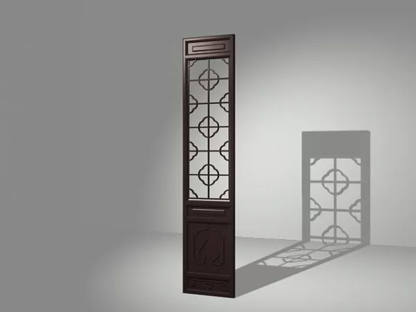 Screen Divider Multiple Frame 3d model