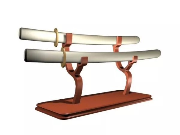 Tableware Saber Swords Decoration 3d model Tableware Saber Swords Decoration 3d model