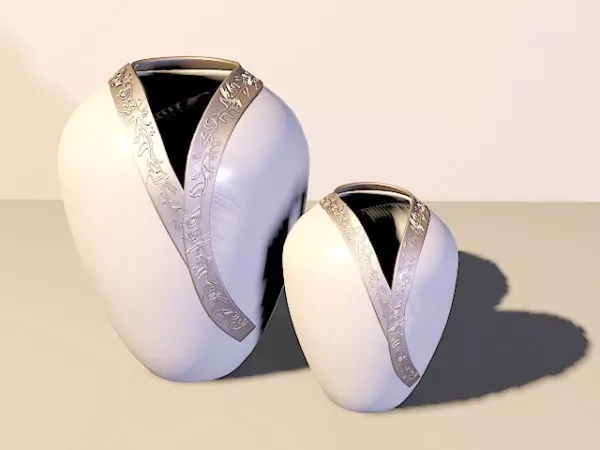 Living Room Decorative Vases 3d model Living Room Decorative Vases 3d model