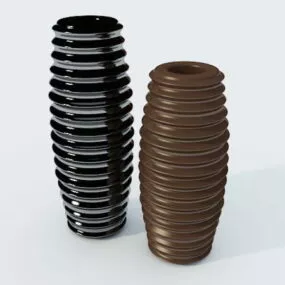 Living Room Decorative Vases Pottery 3d model