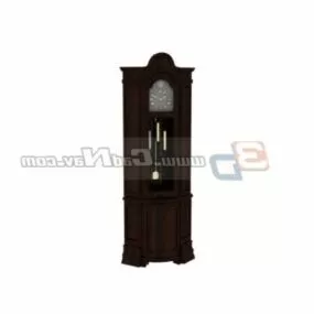 Standing Antique Floor Clock 3d model
