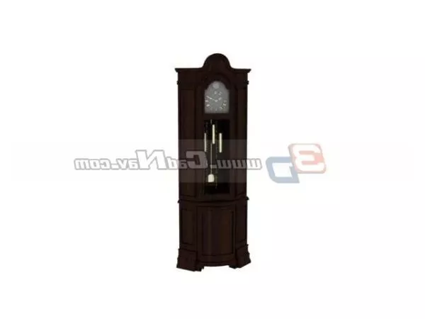 Standing Antique Floor Clock 3d model Standing Antique Floor Clock 3d model