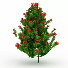 Decorative Of Artificial Garden Tree 3d model