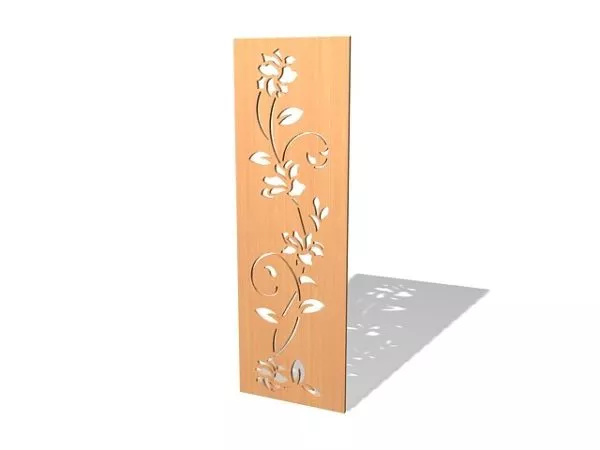 Screen Partition Square Pattern 3d model