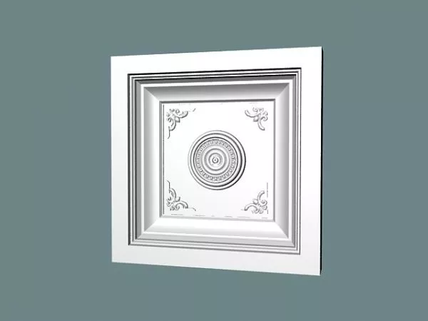 European Wall Bottom Molding 3d model