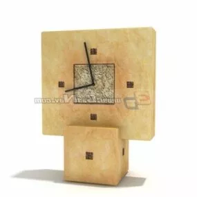 Decorative Clock Tableware 3d model