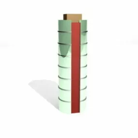Decorative Indoor Column 3d model