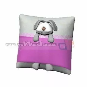 Kids Decorative Cotton Cushion 3d model