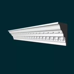 Decorative Home Crown Molding 3d model