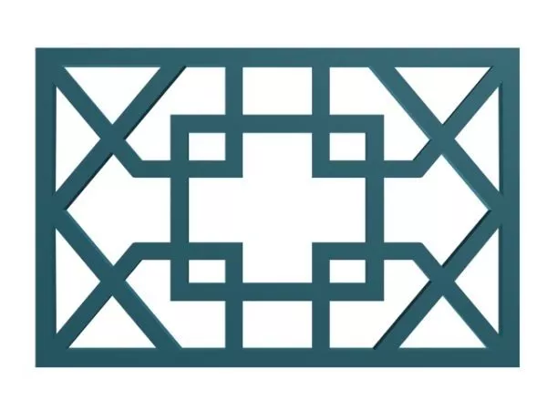 Decorative Vintage Lattice Designs Window 3d model Decorative Vintage Lattice Designs Window 3d model