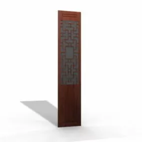 Decorative Furniture Divider Panel 3d model