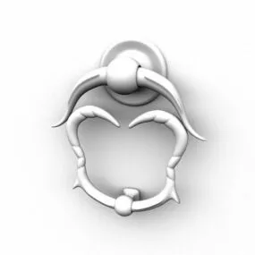 Decorative Home Door Knocker 3d model