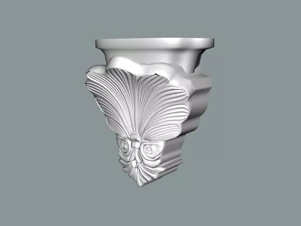 Decorative Exterior Corbel For Home 3d model Decorative Exterior Corbel For Home 3d model