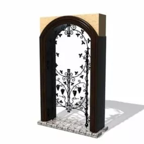 Furniture Decorative Exterior Window 3d model