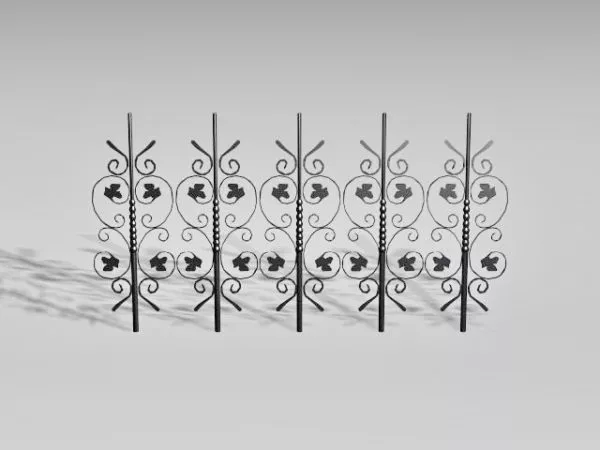 Gate Fence Segment 3d model