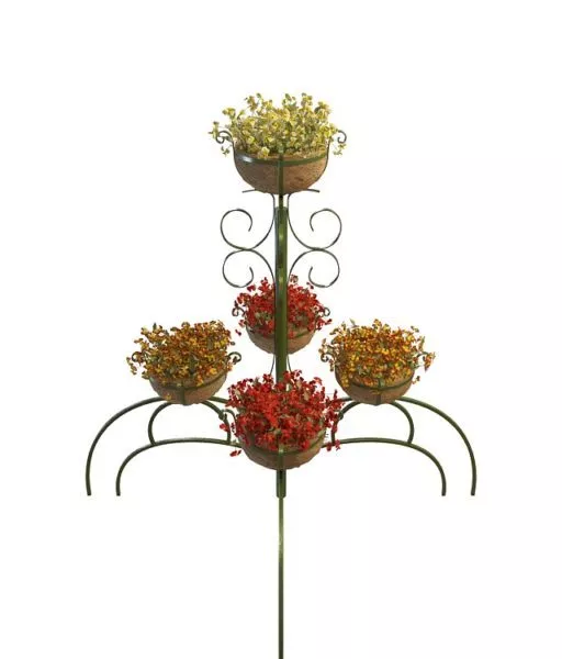 Decorative Outdoor Flower Pot Stand 3d model Decorative Outdoor Flower Pot Stand 3d model