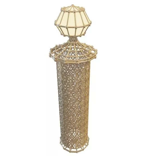 Decorative Garden Standing Lamp 3d model Decorative Garden Standing Lamp 3d model
