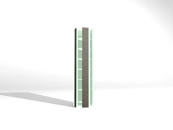 Chrome Pillar 3d model