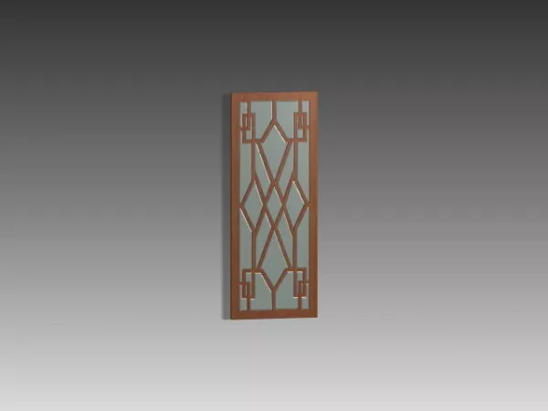 Glass Door Inserts Furniture 3d model Glass Door Inserts Furniture 3d model