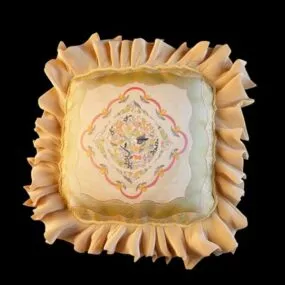 Lace Decorative Cushion 3d model