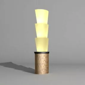 Furniture Lamp Column 3d model