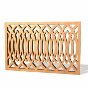Home Decorative Lattice Panel 3d model