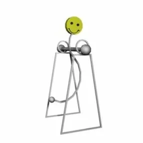 Decorative Abstract Metal Craft 3d model