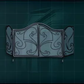 Metal Mantel 3d model