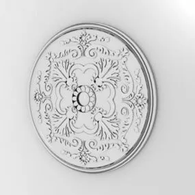 Industrial Decorative Wall Medallion 3d model