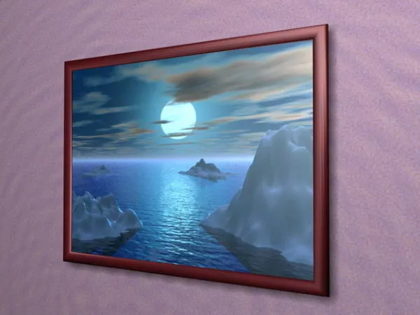 Wall Picture Frame 3d model Wall Picture Frame 3d model