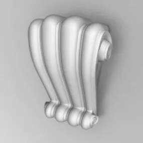 Home Decorative Plaster Corbel 3d model