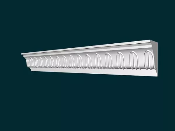 Wave Striped Plaster 3d model