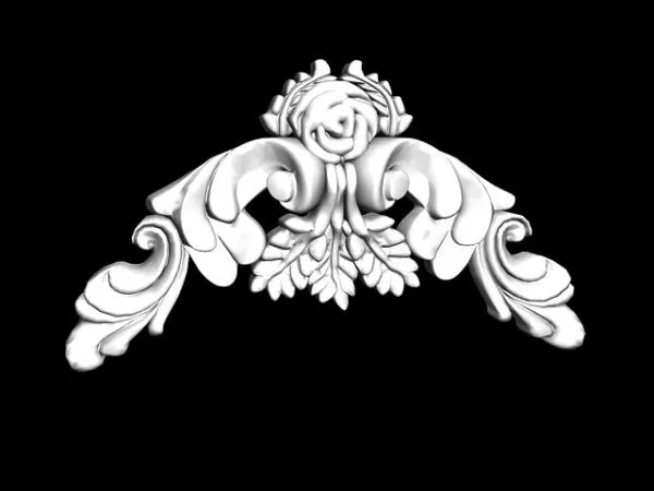 Decorative Windows Plaster Ornament 3d model Decorative Windows Plaster Ornament 3d model