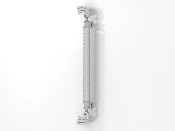 Brass Rack Handle 3d model
