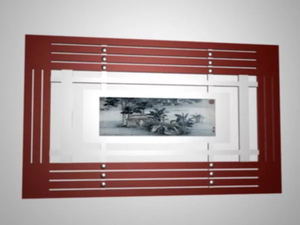 Aluminum Radiator Rectangular Shape 3d model